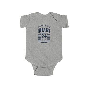 Baseball Mom Infant Onesie, Sporty Baby Jumpsuit, Newborn Baseball Fan Outfit, B